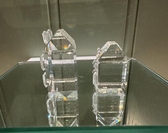 Swarovski Crystal Houses Figurine Set: Crystal Cities Series - Etsy