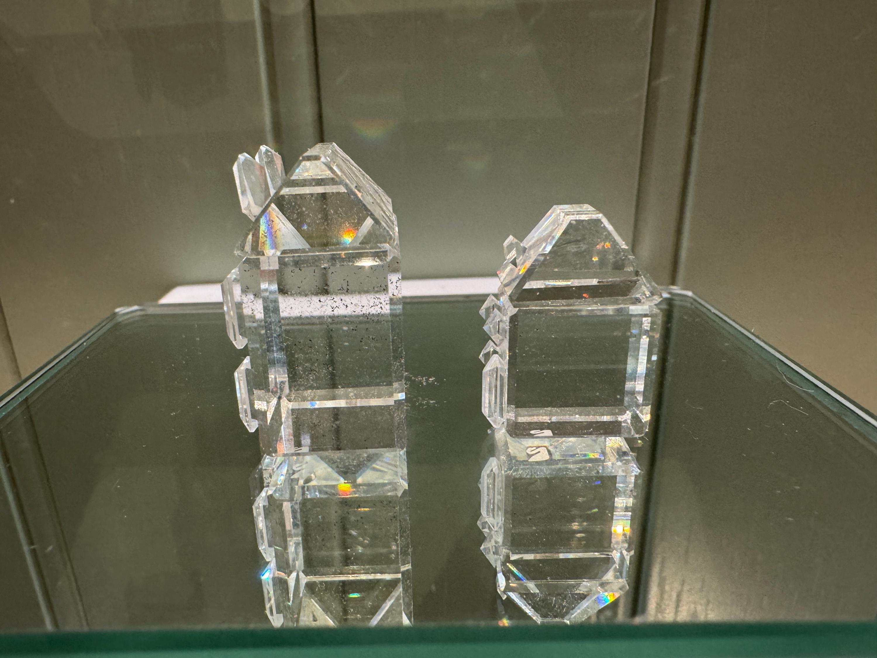 Swarovski Crystal Houses Figurine Set: Crystal Cities Series - Etsy