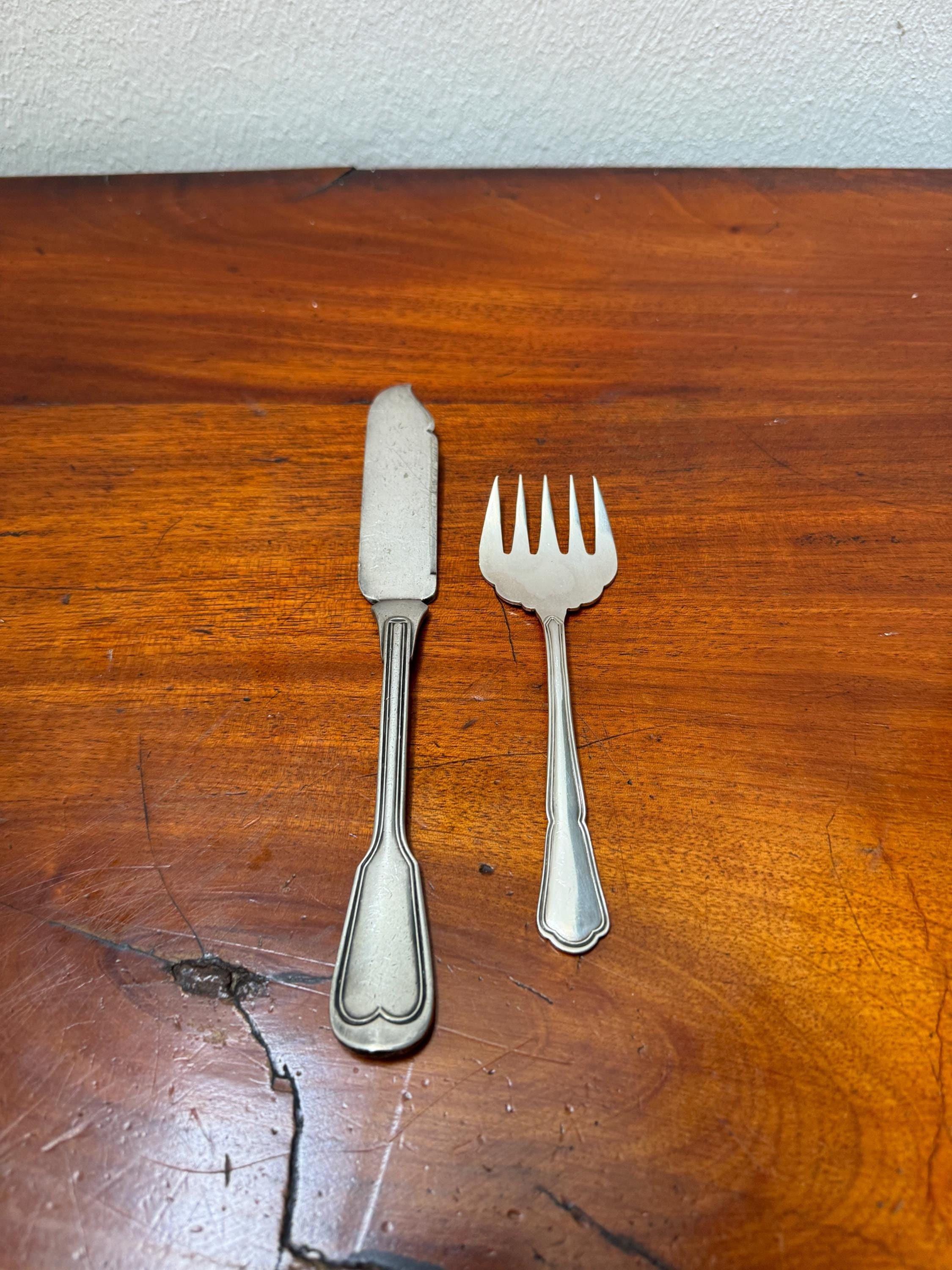 ウィスケマン シルバープレート 純銀 フォーク カラトリー アンティーク Wiskemann Cutlery - Etsy