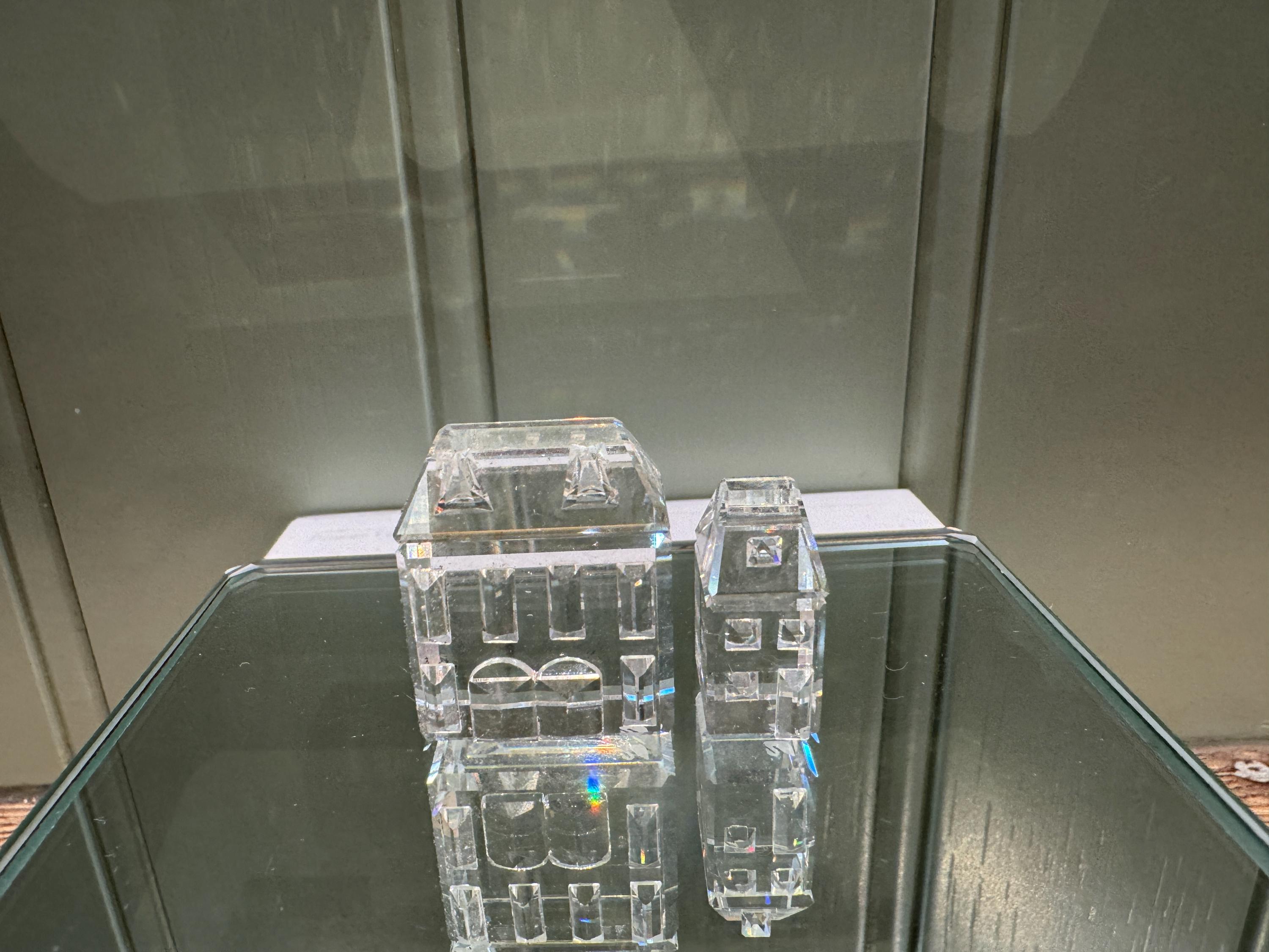 Swarovski Crystal Houses Figurine Set: Crystal Cities Series - Etsy
