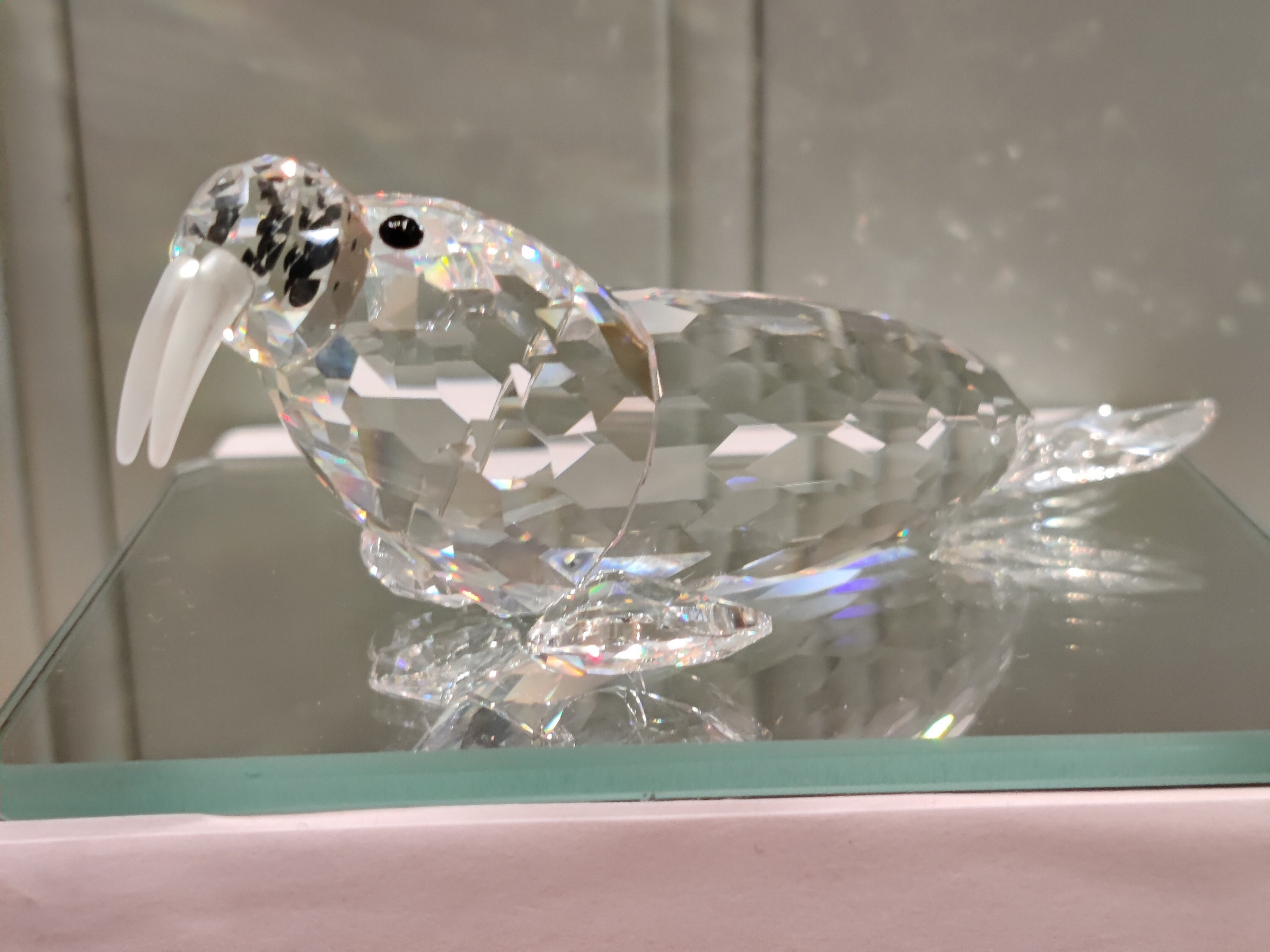 Swarovski Crystal Walrus Figurine – Retired 1993, Michael Stamey