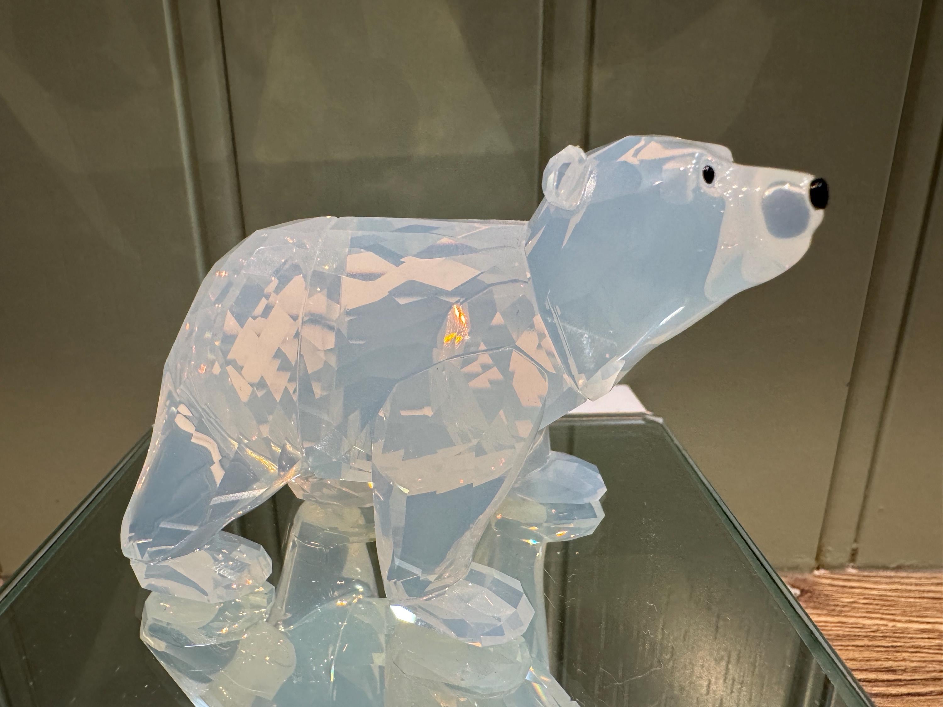 Swarovski Crystal Polar Bear Cubs: Opal Edition, Boxed - Etsy