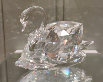 Figurine en cristal Swarovski - Grand cygne Swarovski - Figurine cygne - Figurine en cristal Swarovski