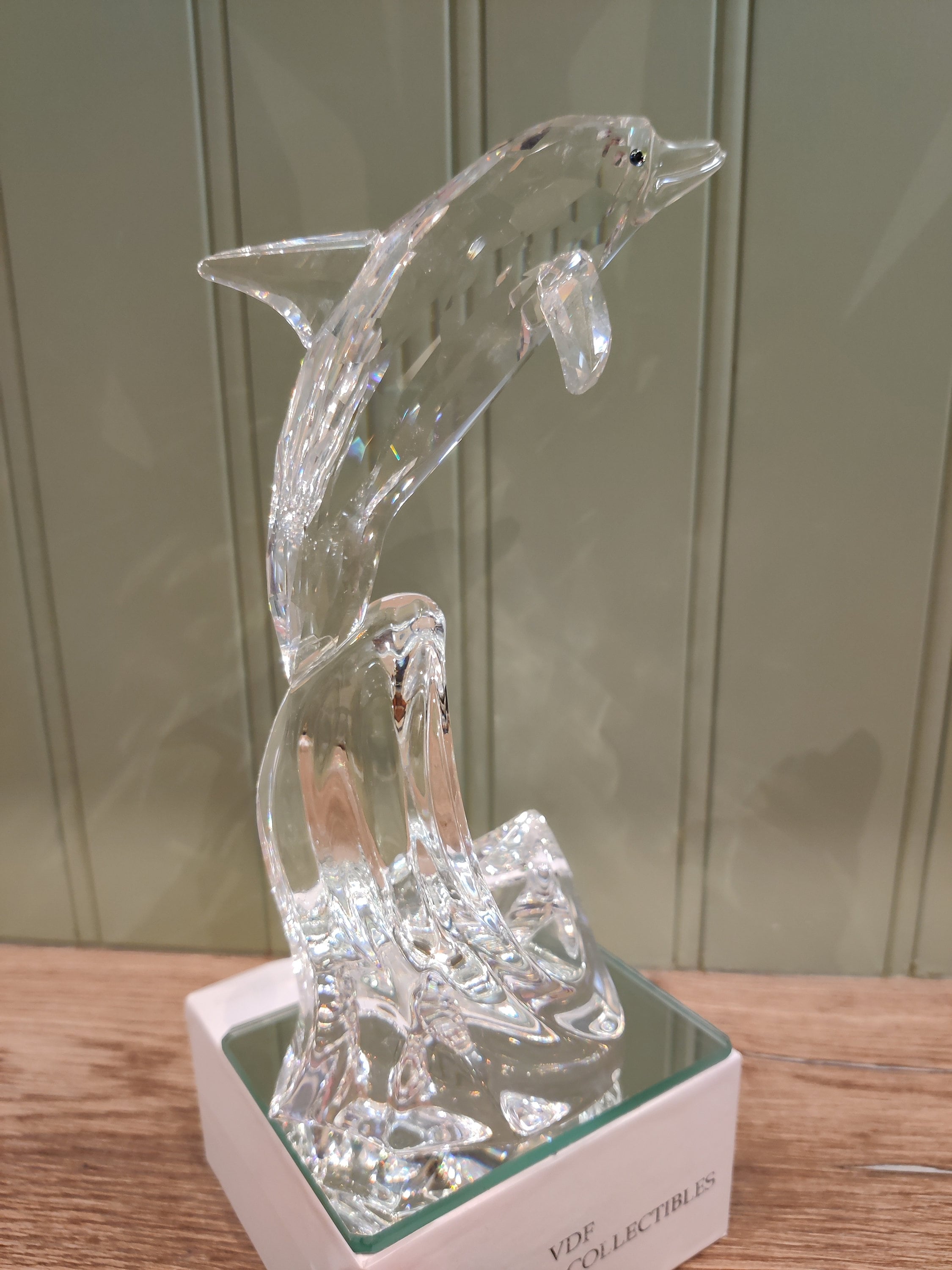 Swarovski PRESTIGE Maxi Dolphin Figurine - Large Swarovski