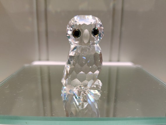スワロフスキークリスタルのフクロウの置物（1995年） - Etsy 日本