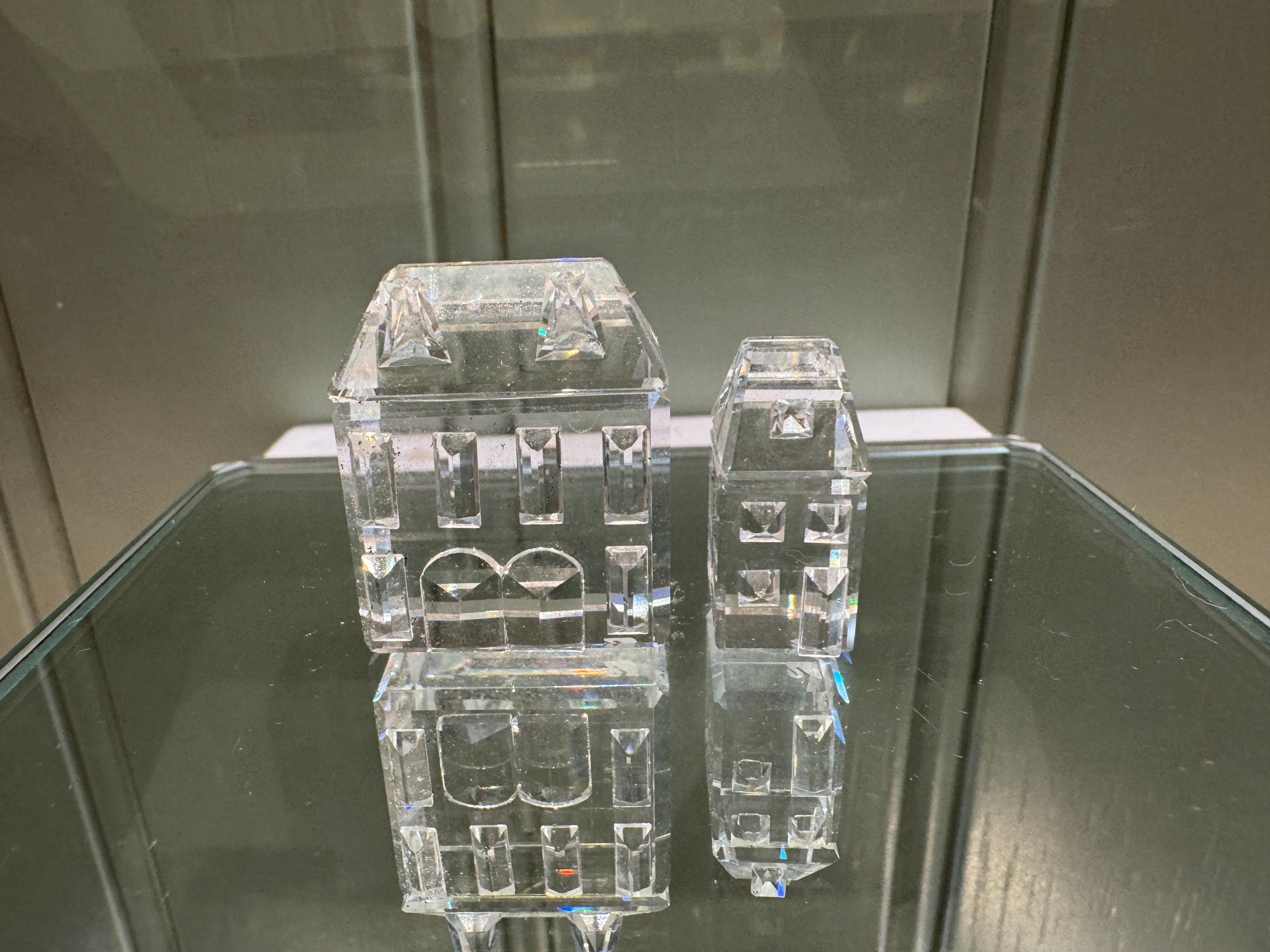 SWAROVSKI クリスタルシティシリーズ　Houses Set 1 Swarovski Crystal Houses Figurine Set: Crystal Cities Series - Etsy