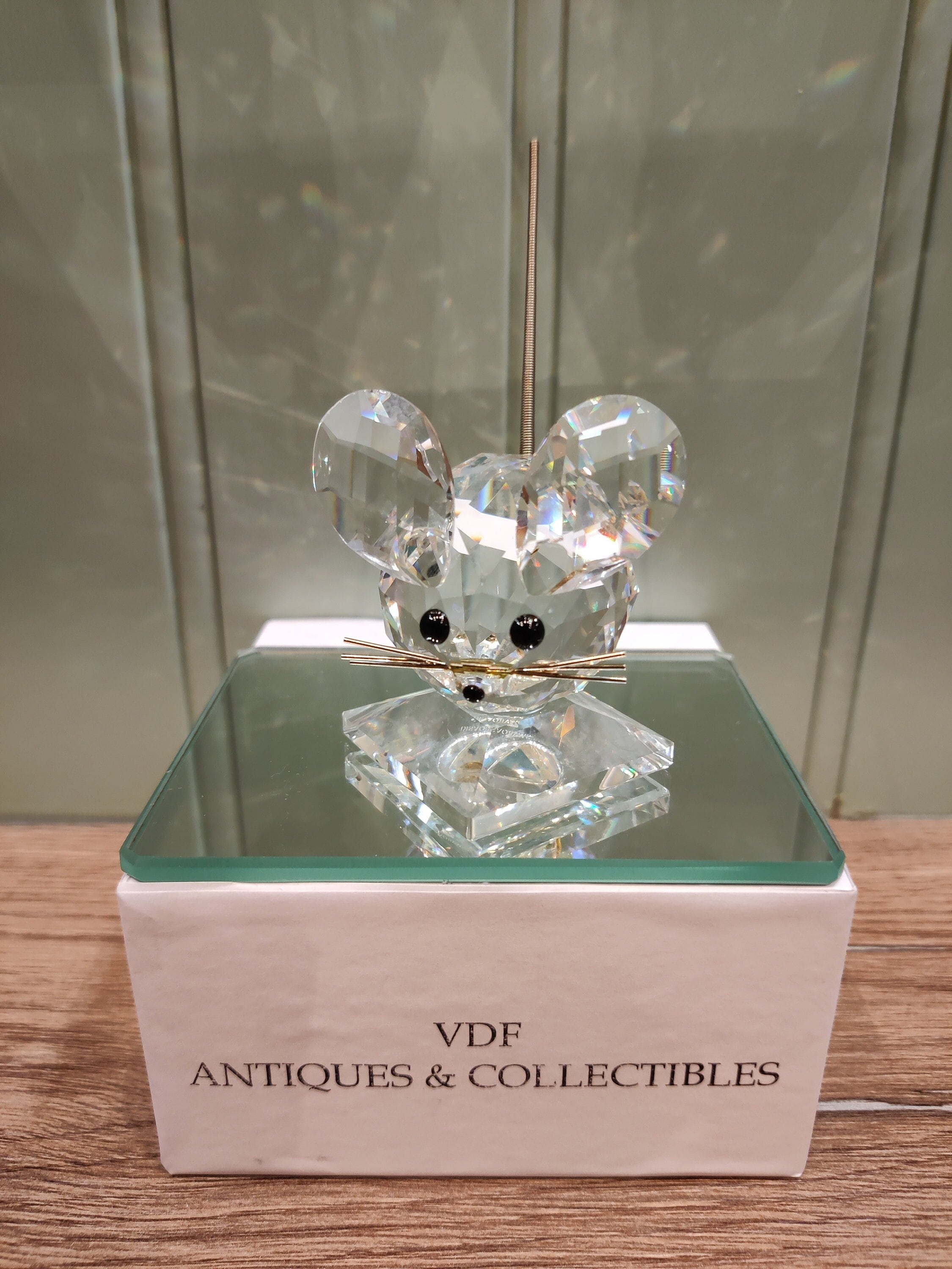 Swarovski Crystal Cow Figurine - Etsy Canada