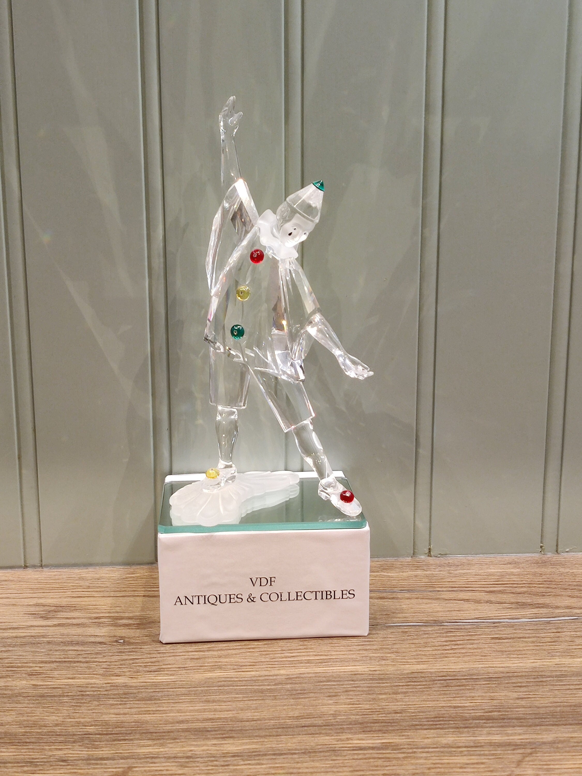 SWAROVSKI スワロフスキー　クリスタル　ピエロ　1999年限定 Swarovski Pierrot 1999 by Swarovski Crystal