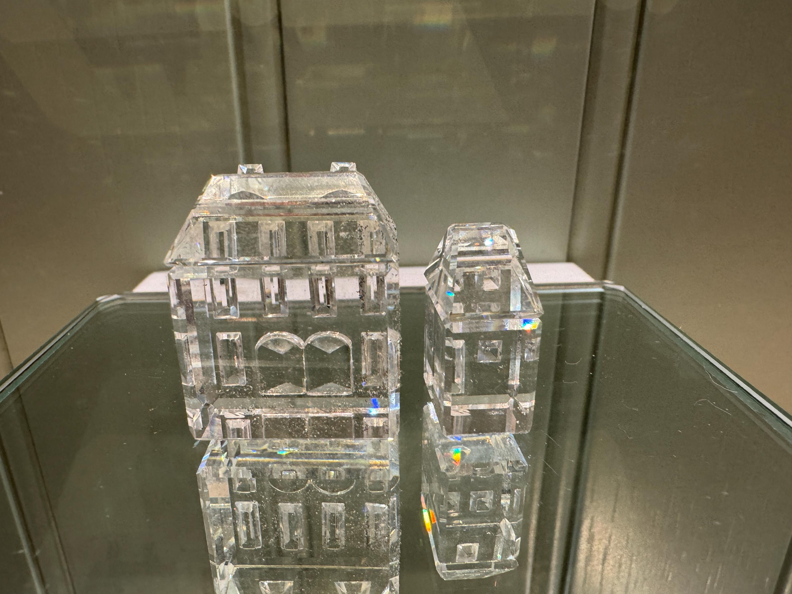 Swarovski Crystal Houses Figurine Set: Crystal Cities Series - Etsy