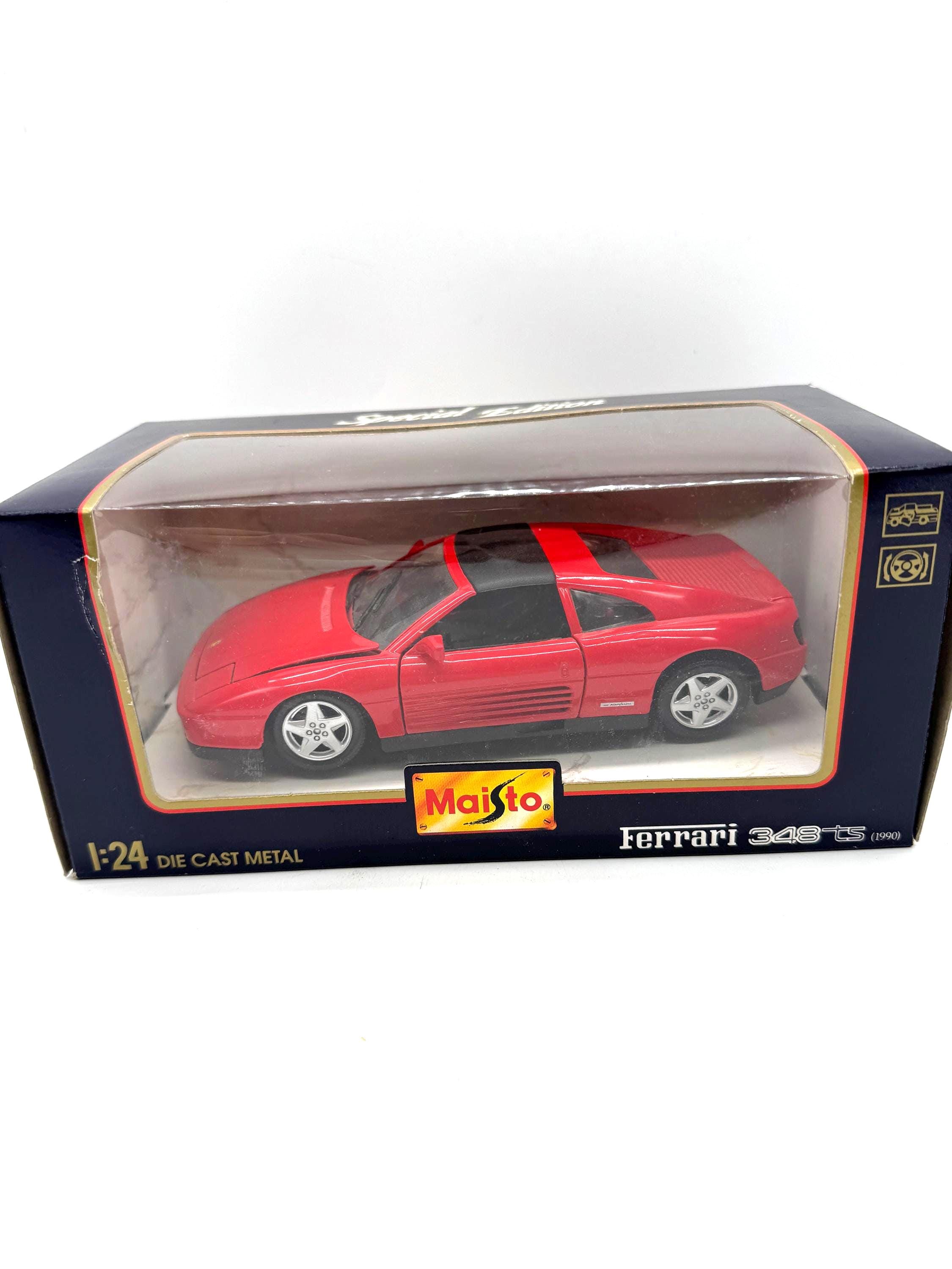 Maisto Ferrari 348 TS 1990 Diecast Model 1:24 Scale – Red – Boxed