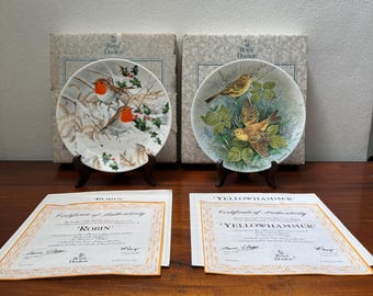 ロイヤルドルトン バードプレート：限定版ファインボーン