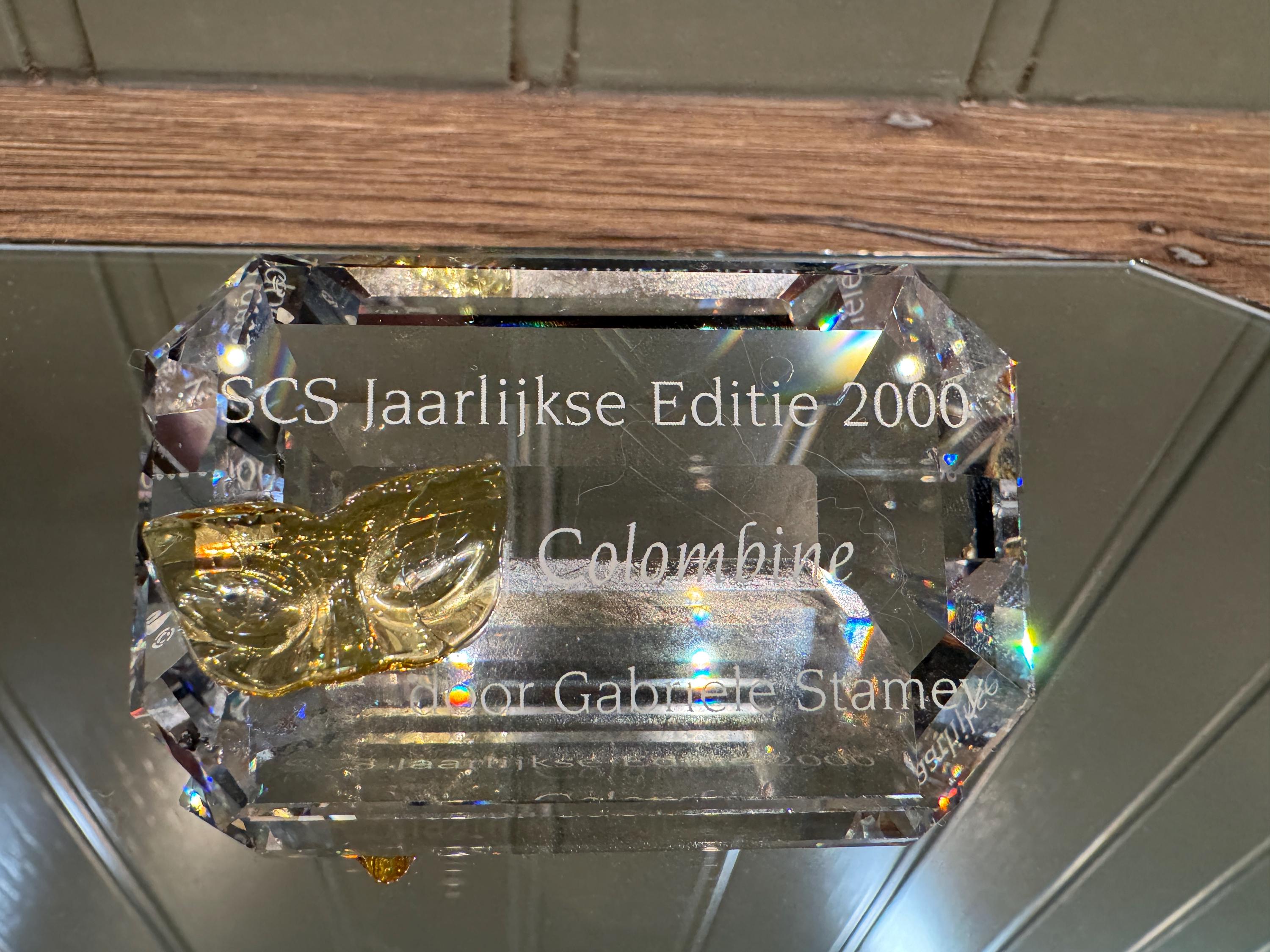 スワロフスキー コロンビーヌ プレート - SCS - Jaaruitgave 2000