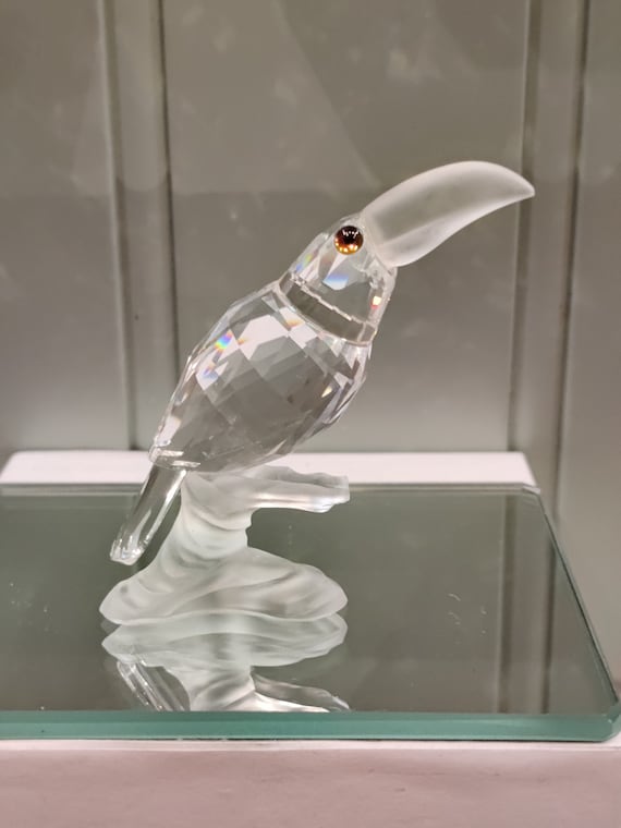 Swarovski Crystal Toucan Figurine - Michael Stamey Design - Etsy
