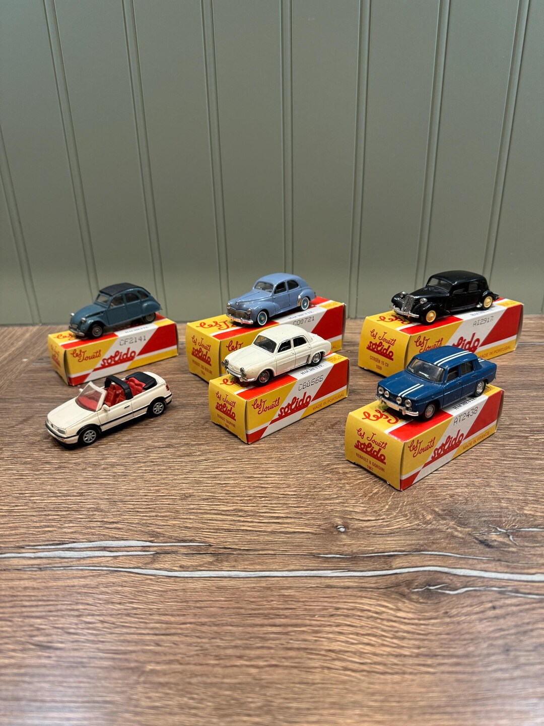 Lot 5 voitures miniatures solido - Collection