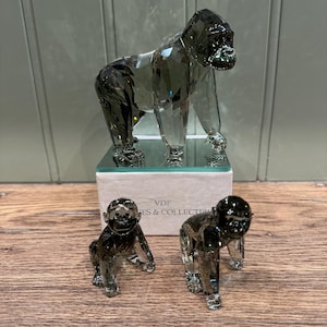 Swarovski Crystal Gorilla Family: 2009 Annual Edition, Black