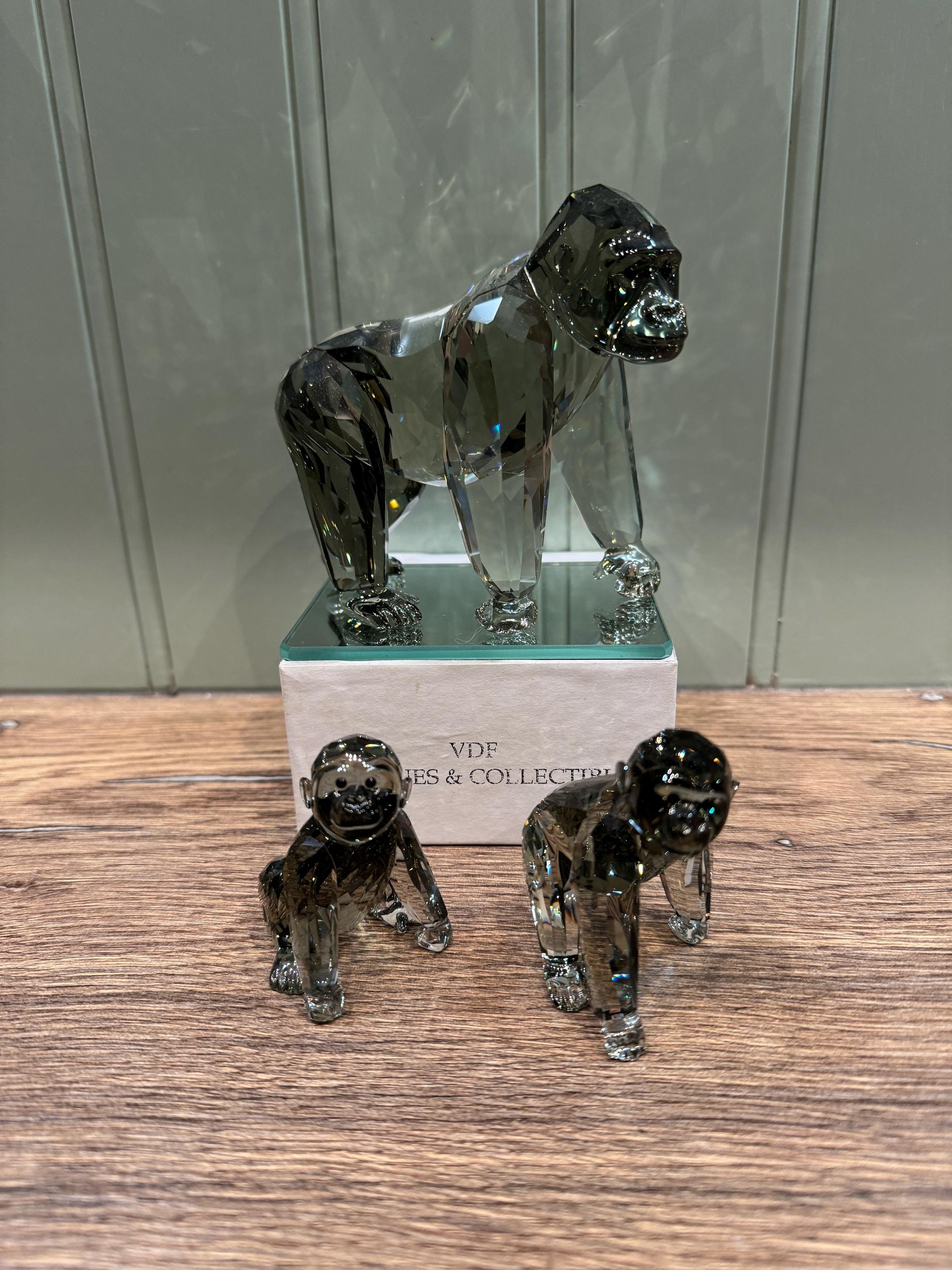 Swarovski Gorilla's Annual Edition - Set - Mother + Baby +