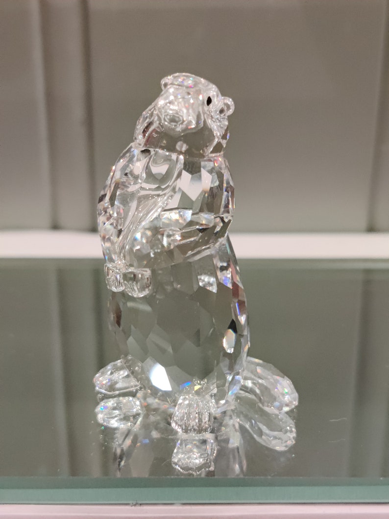 Figurine en cristal Swarovski marmotte Swarovski marmotte animal mignon figurine animal en cristal cristal Swarovski BOXED image 2