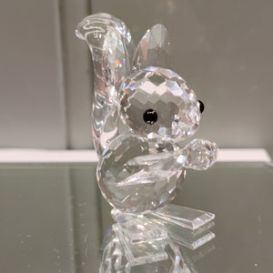 新品【Swarovski 】Squirrel Crystal 置物 Idyllia Squirrel and Acorn | Swarovski