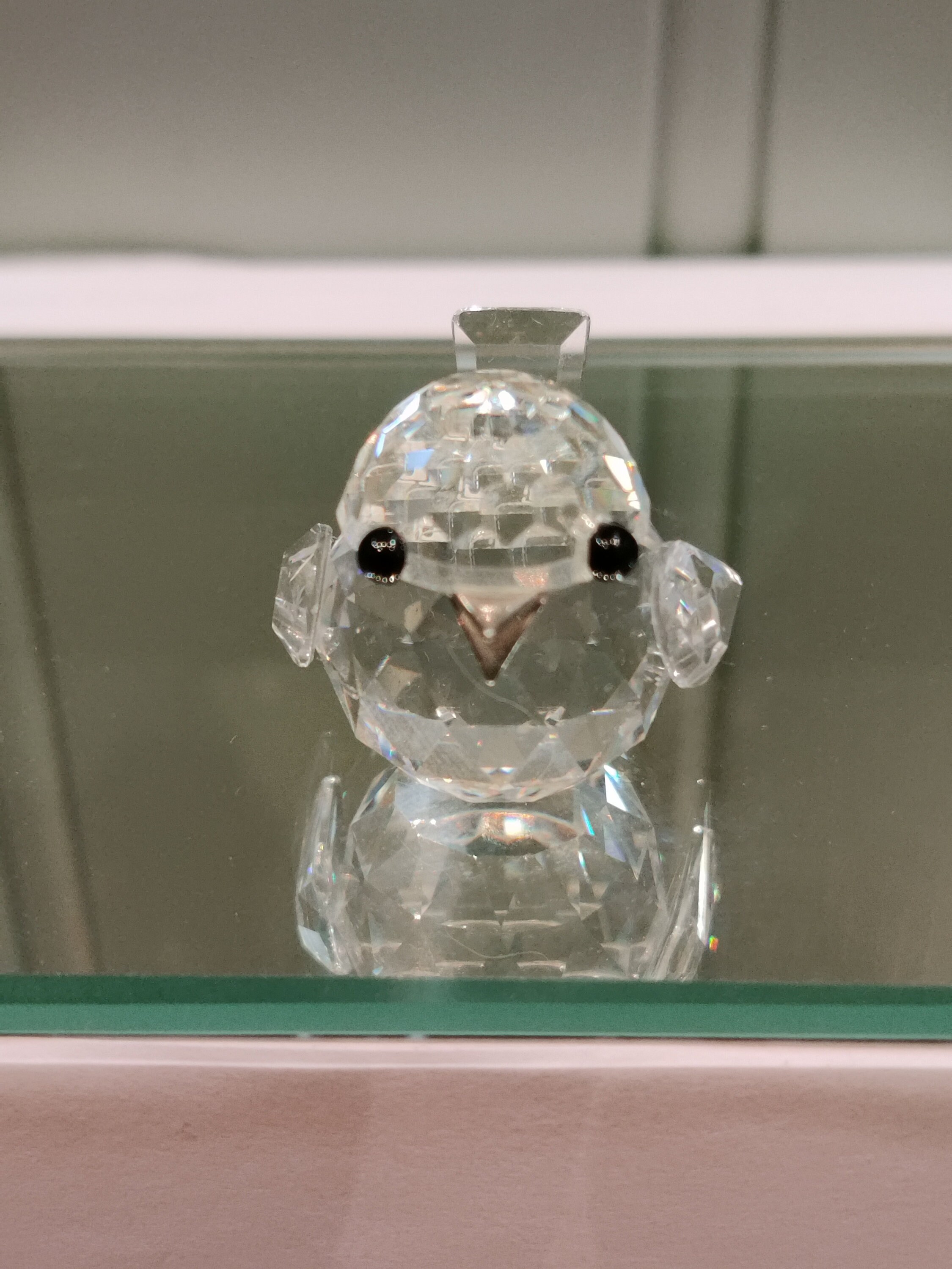 スワロフスキークリスタル ミニ スズメの置物 - マックス・シュレック