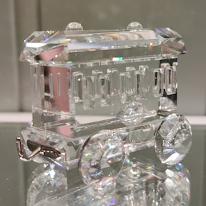 Retired Swarovski Crystal Passenger Wagon Figurine