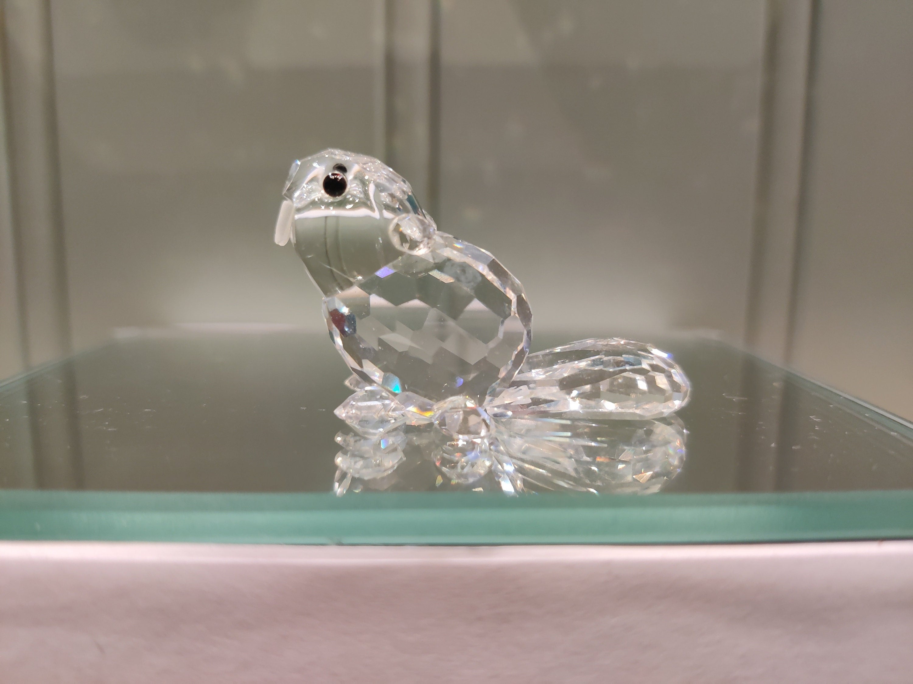スワロフスキー SWAROVSKI ナビーNABBEE置物 Retired Swarovski Crystal Baby Beaver Figurine - Adi Stocker