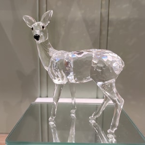 Swarovski crystal figurine - Doe - Mother Deer - Swarovski Crystal - crystal figurine - crystal Swarovski deer