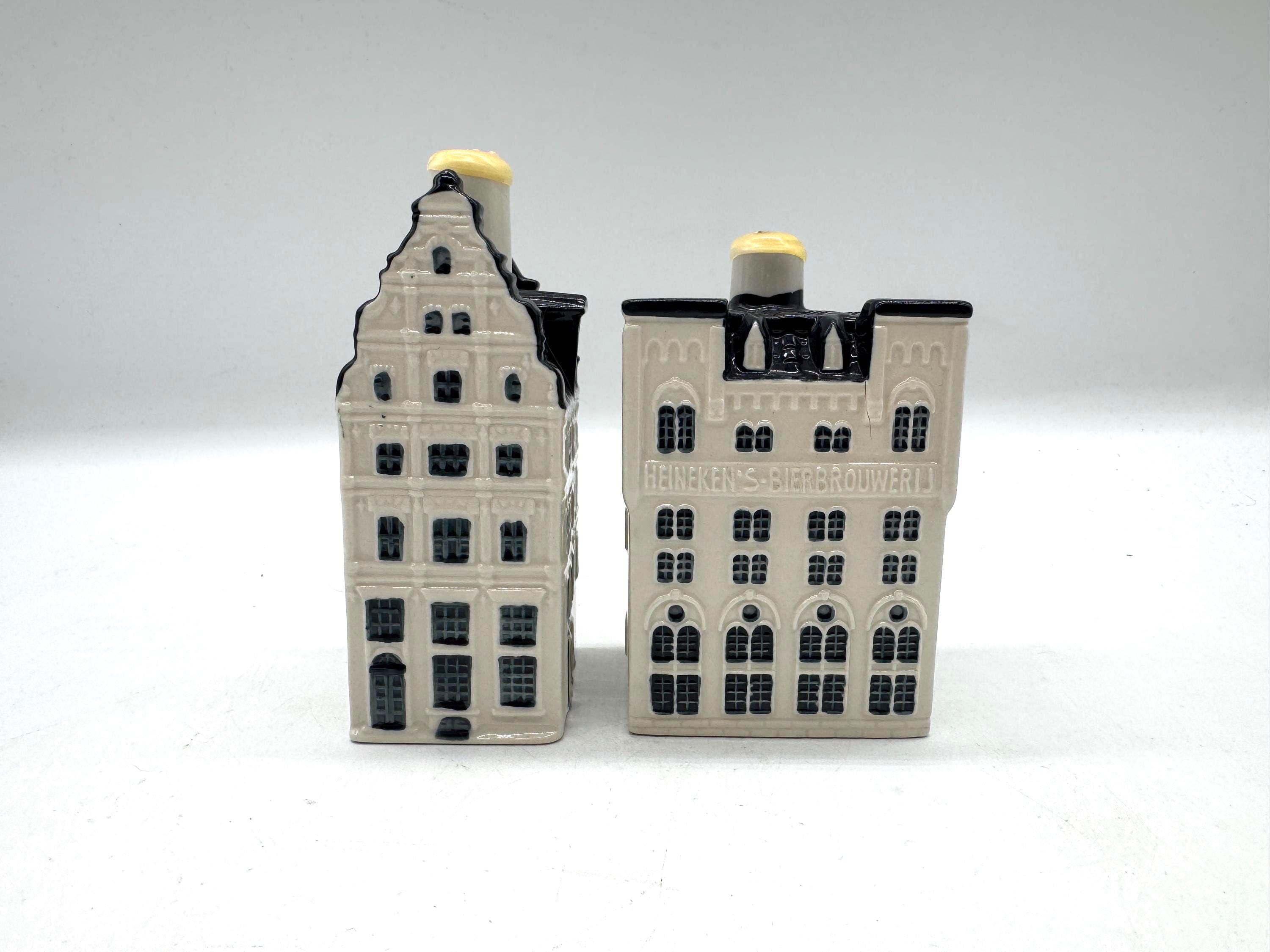 KLM Amsterdam Houses: Miniature Porcelain Dutch Canal Houses