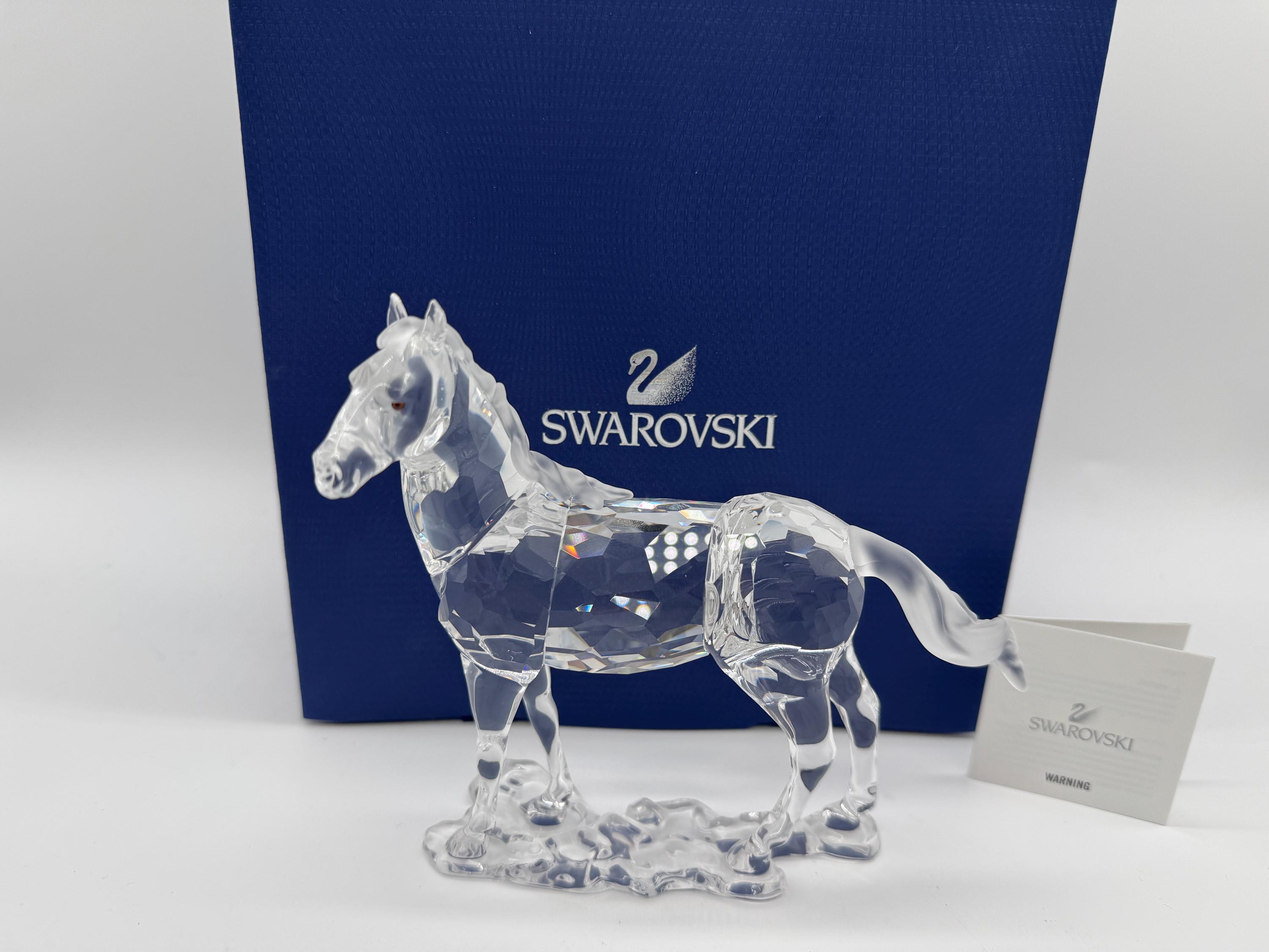 Swarovski 馬のクリスタルフィギュア Swarovski Crystal Figurine - Swarovski Stallion - Swarovski