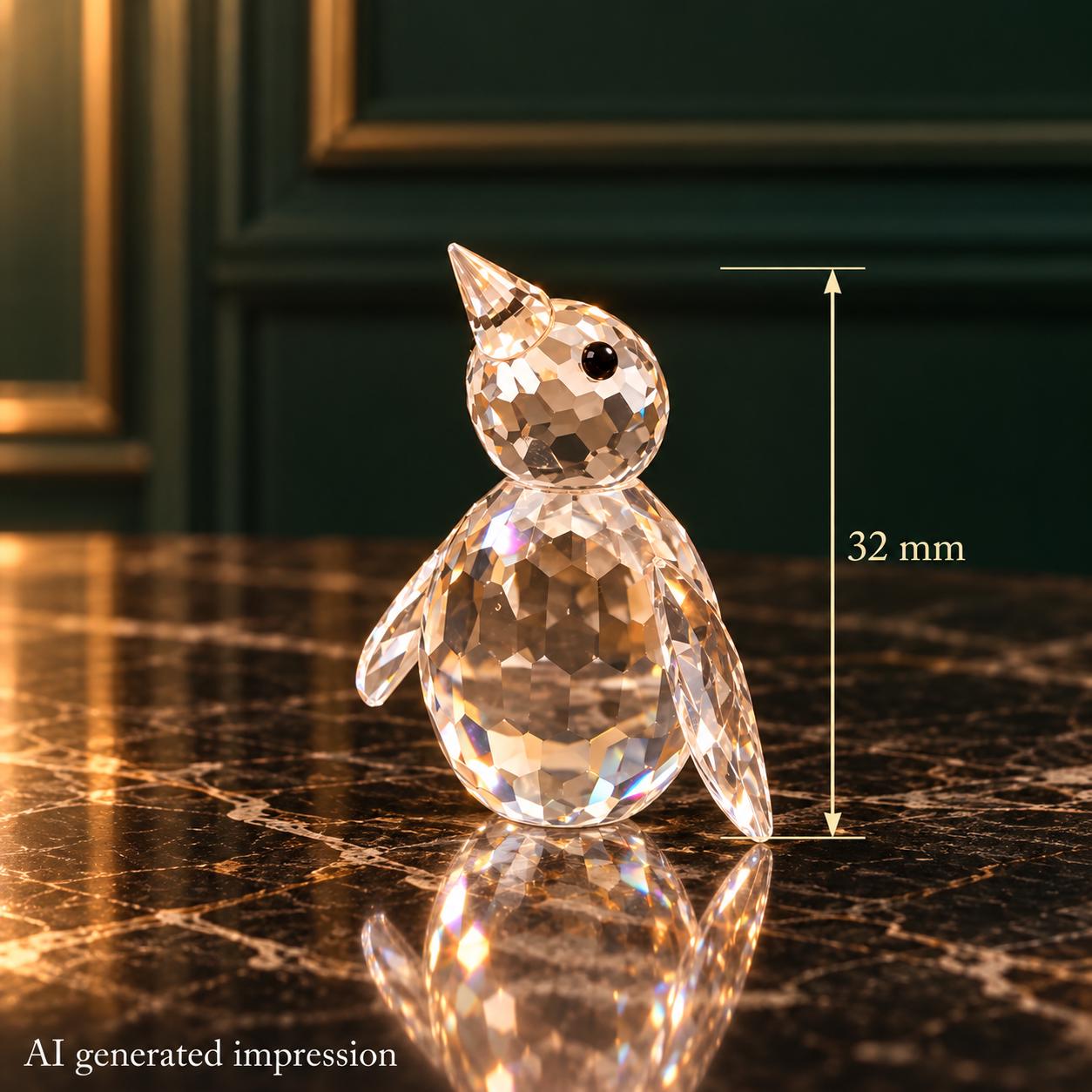 Swarovski Penguin Figurines - Etsy