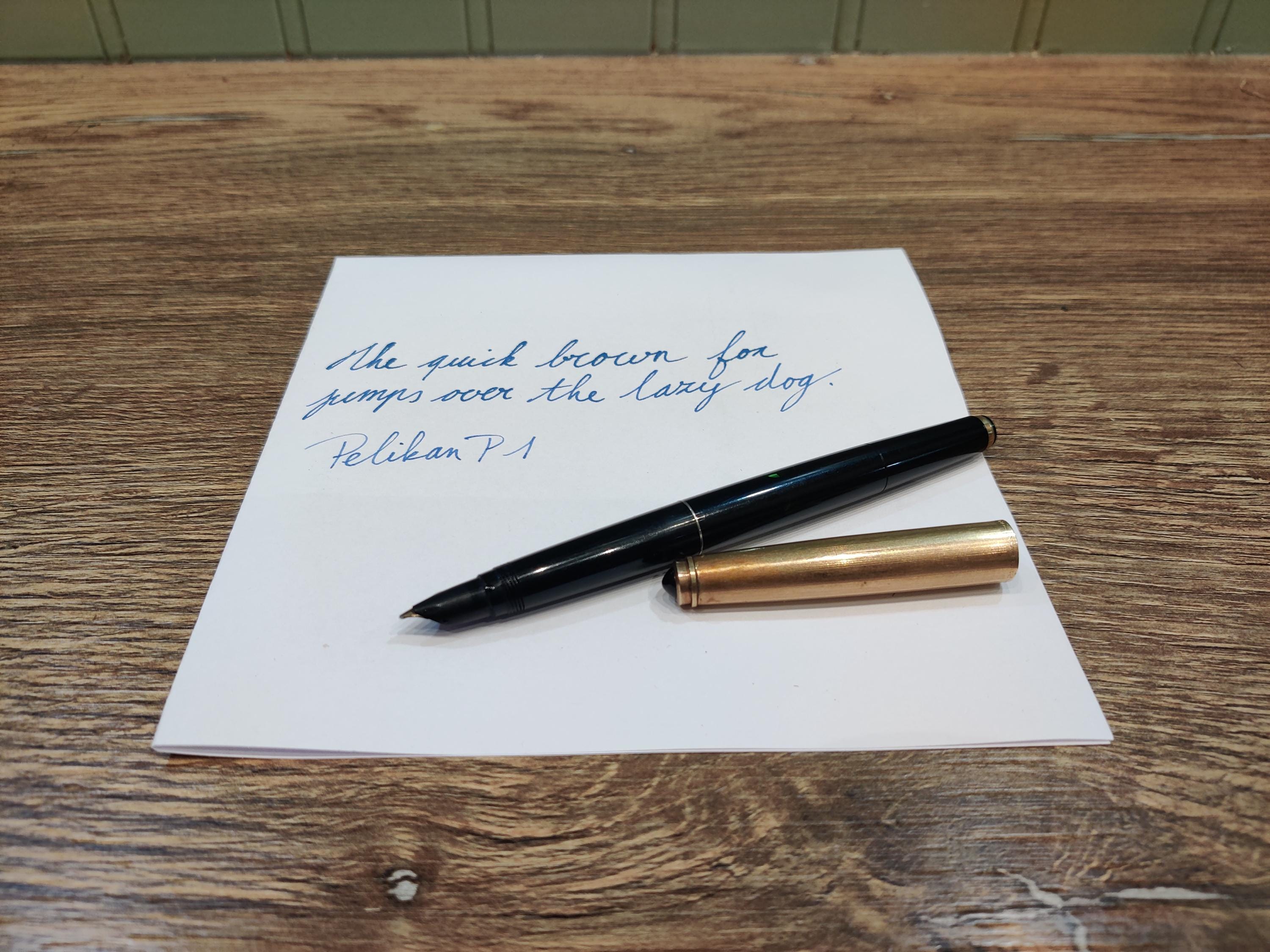 Pelikan P1 Rolled Gold Double - 1950s-1960s Fountain Pen - Germany