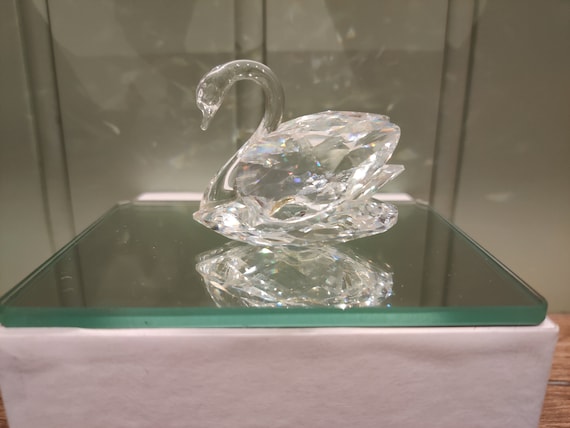 SWAROVSKI クリスタルスワン フィギュア ヴィンテージ スワロフスキー クリスタル スワン フィギュア