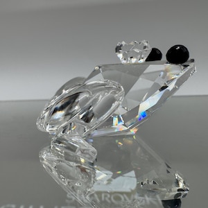 Figura de Príncipe Rana de Cristal Swarovski - Diseño Vintage de Max Schreck