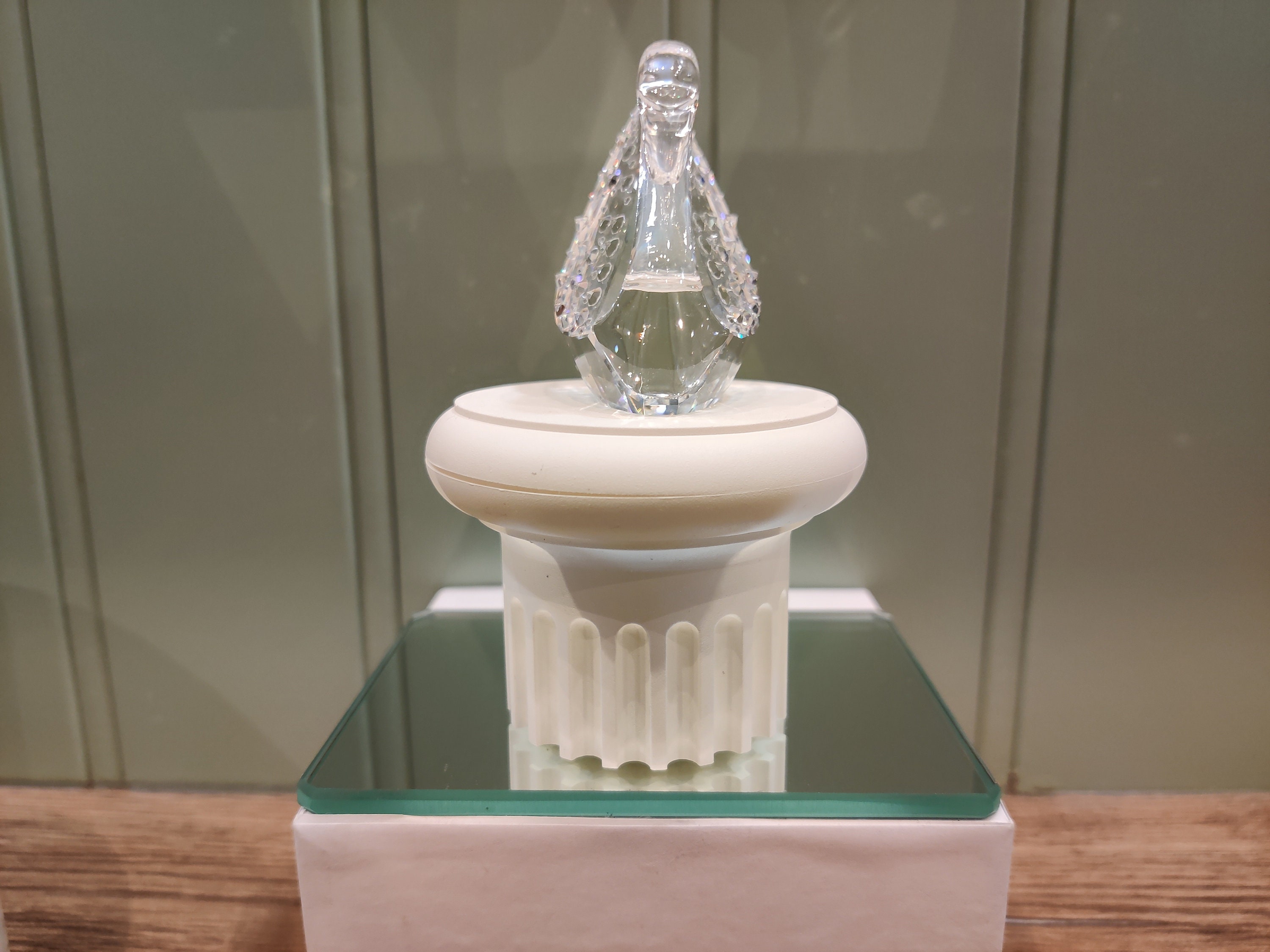 スワロフスキー100周年スワン SWAROVSKI スワロフスキー スワン 2羽セット・台座 Lサイズ オリジナル