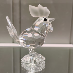 Swarovski Crystal Rooster Figurine - Gabriele Stamey Design