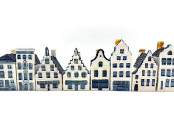 Vintage Blue Delfts KLM BOLS House Amsterdam 1575 #60, Sealed but