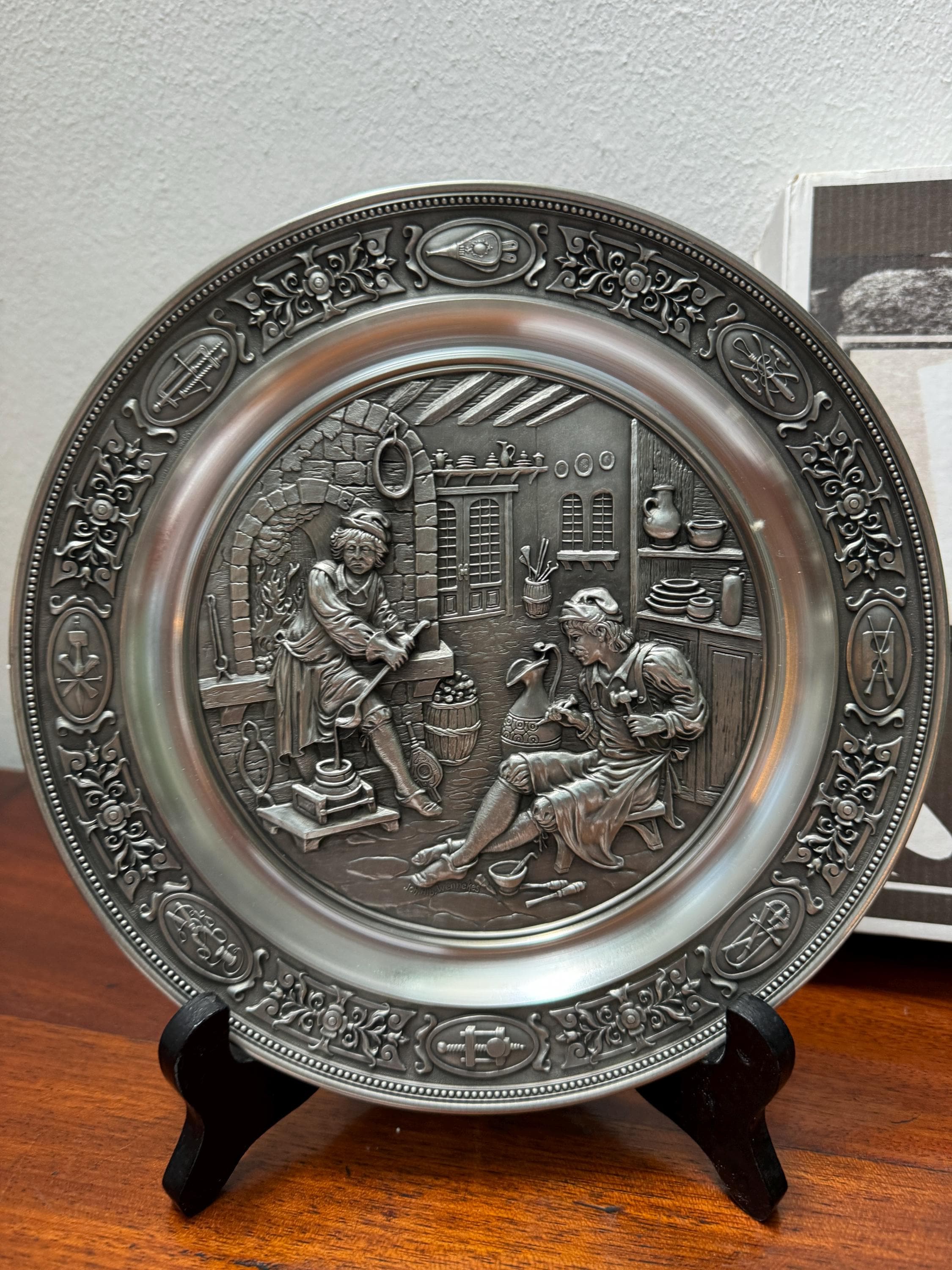 SKS Pewter Limited Edition Collectors' Plate 