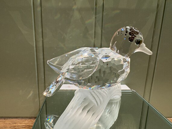 Swarovski Crystal Figurine - Turtle Doves - 3rd Year Piece