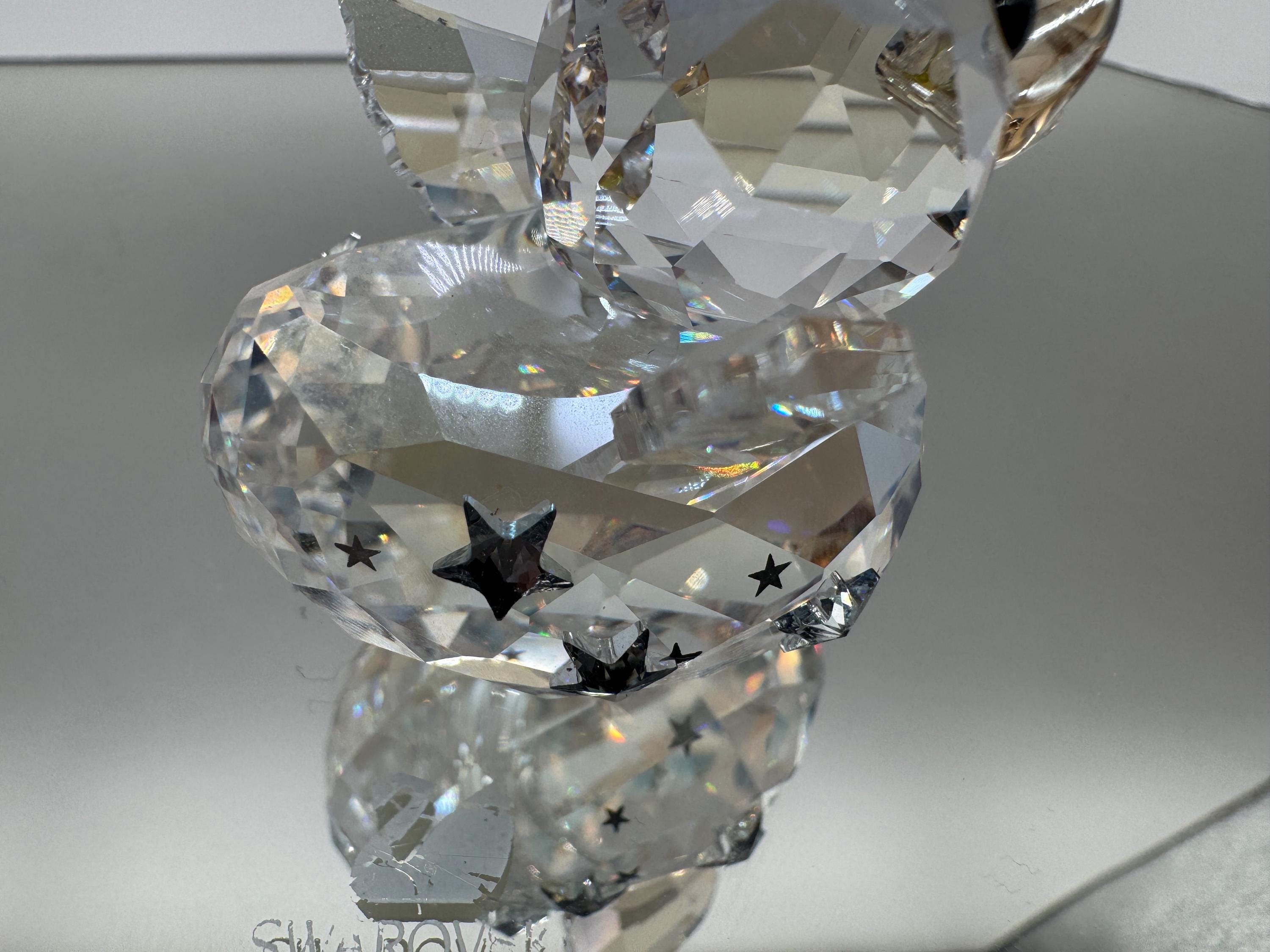 スワロフスキークリスタルエンジェルダックフィギュア – 箱入り