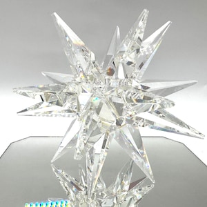 SWAROVSKI Star Candleholder, Golden Shadow Swarovski Large Star Crystal Candle Holder - Swarovski Crystal