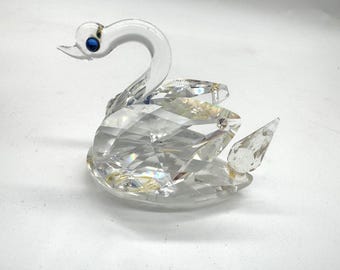 スワロフスキークリスタルの白鳥の置物 - Etsy 日本