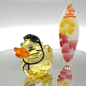 Swarovski Figurines Happy Duck - Etsy