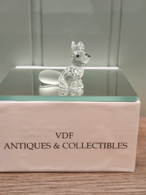 Swarovski crystal figurine - Swarovski Baby Fox Sitting