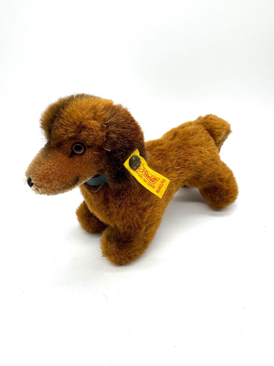 Vintage Steiff Hexie Dachshund Dog 4142/12 – Plush Teckel With