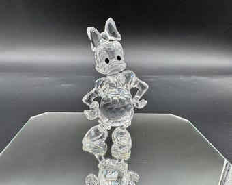 Figura de la Pata Daisy de Swarovski Disney - Colección Disney de cristal - REPARADA