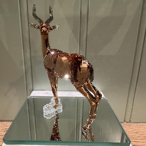 Swarovski Gazelle crystal figurine - Gazelle figurine - Swarovski Crystal - crystal figurine - crystal Swarovski gazelle - BOXED
