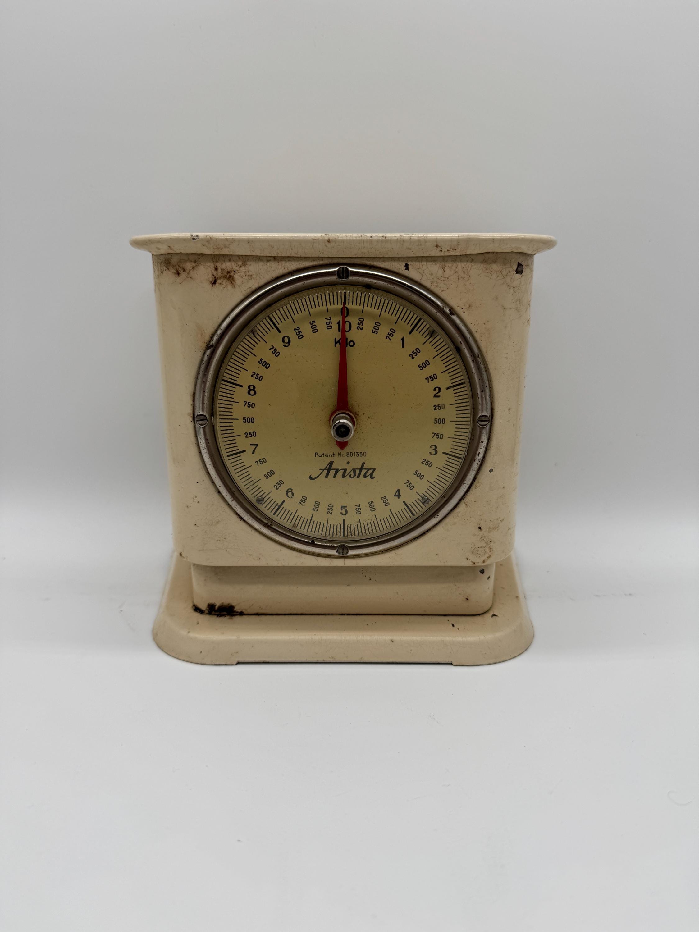 Bilancia Meccanica Da Cucina Retrò - 3 Kg, Ciotola In Acciaio, Design Vintage - Foto 9