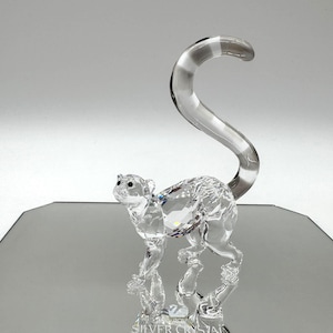 Swarovski Lemur figurine - Swarovski Crystal figurine rare encounters - Swarovski Lemur - Gift for her - Swarovski Crystal - BOXED