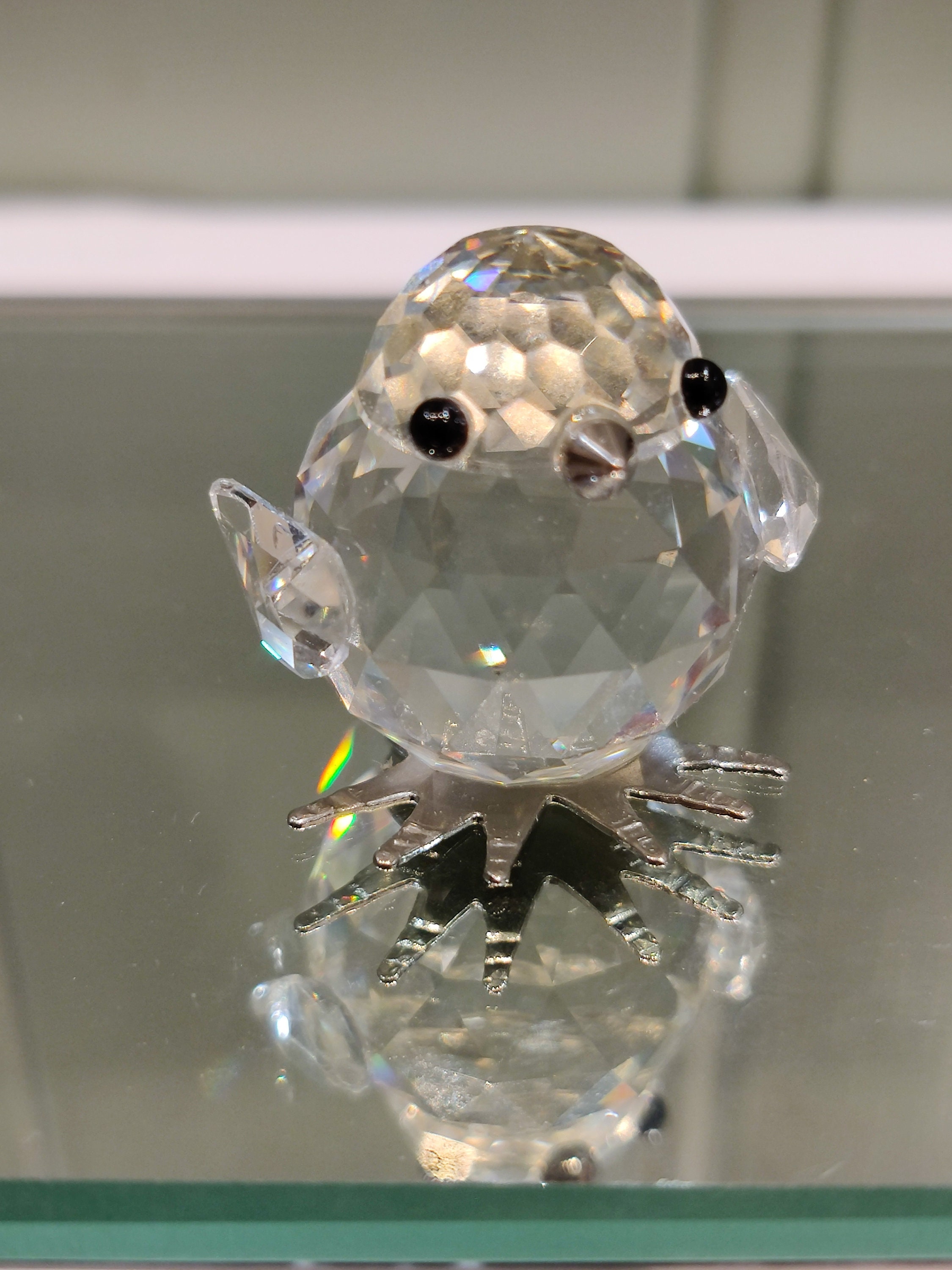 スワロフスキークリスタルのひよこの置物：マックス・シュレック（1979