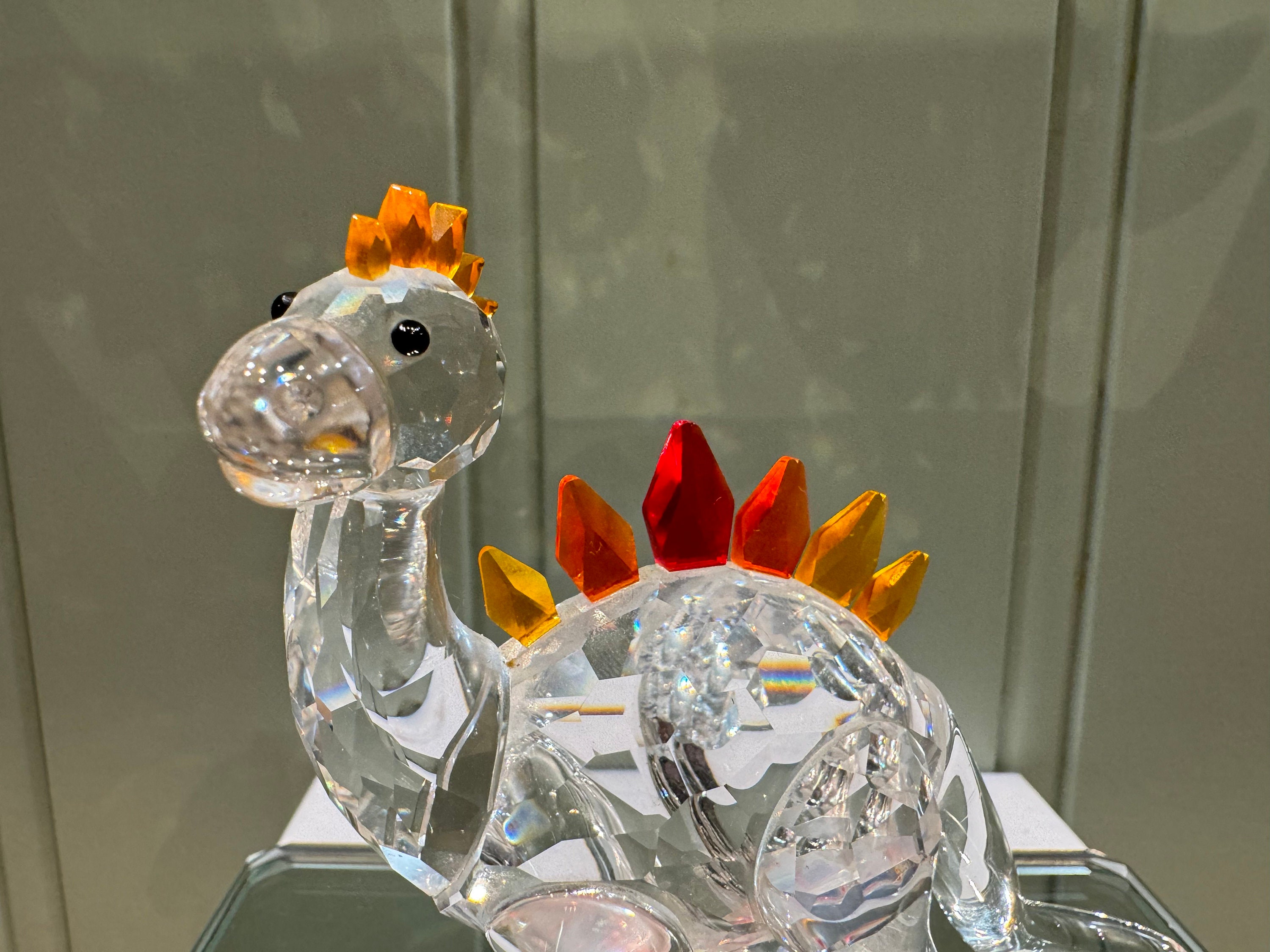 Swarovski Dino Figurine – Crystal Dinosaur With Box - Etsy