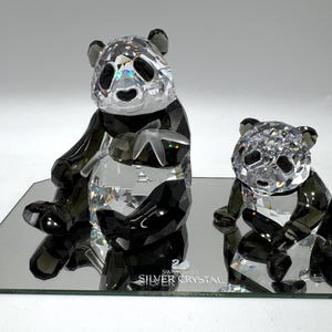 SWAROVSKI - スワロフスキー SWAROVSKI マザーパンダ オブジェ 置物 181080 母パンダ【中古】 SWAROVSKI - スワロフスキー SWAROVSKI マザーパンダ オブジェ